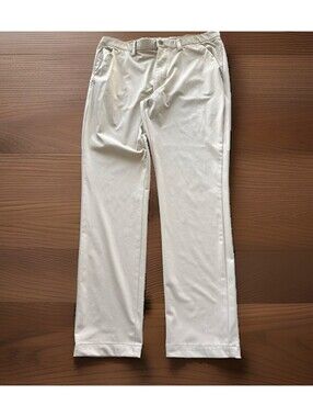 Men’s Stylus Khaki  5 Pocket Pants 38x32 Stretch Polyester